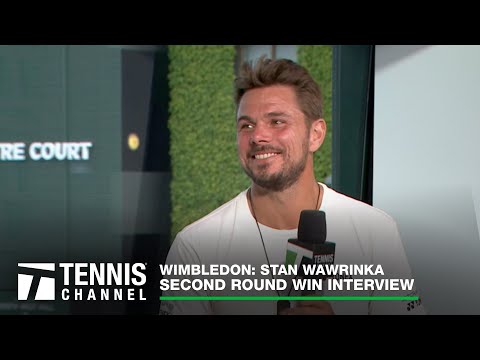 Stan Wawrinka Excited to Face Djokovic on Grass | 2023 Wimbledon Second Round Win Interview