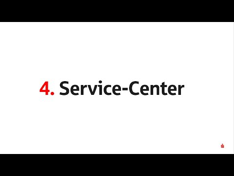 Teil 4/6 - Service-Center - Rundgang durch das Online-Banking