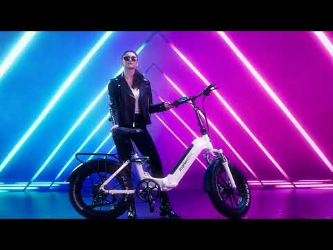 Defiant Step Through Electric Bike - Neon Dream