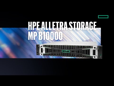 Transforming business with the HPE Alletra Storage MP B10000