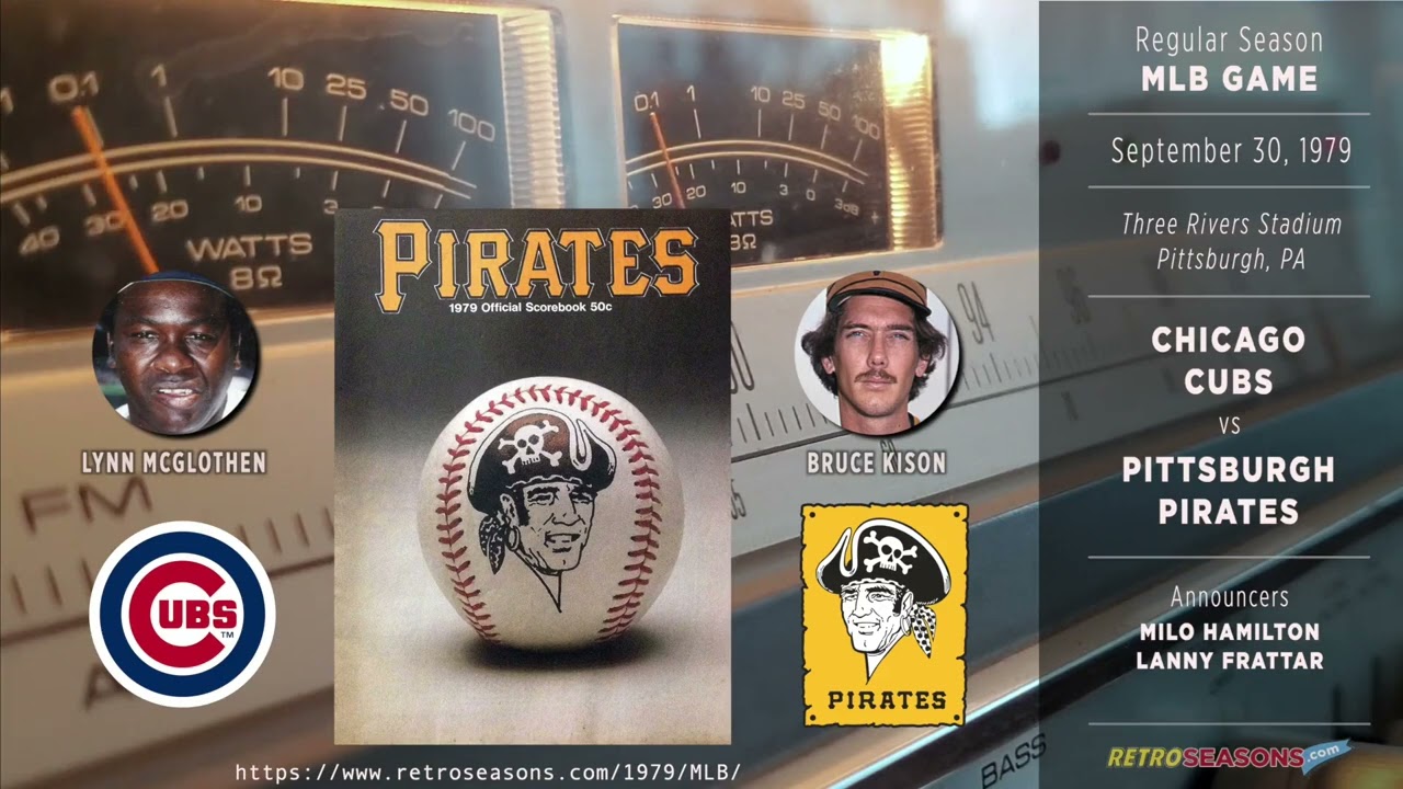 1979-Sep-30 • CHC/PIT • Chicago Cubs vs Pittsburgh Pirates - Clinch - Radio Broadcast video clip