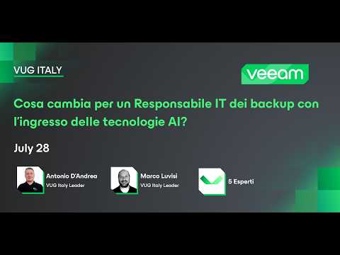Cosa cambia per un Responsabile IT dei backup con l'ingresso delle tecnologie AI?