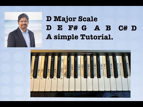 D Major Scale - Sankarabharanam/Bilawal in key of 'D'