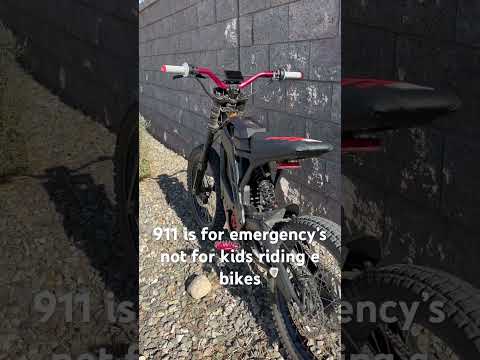 The police are getting annoying ￼it’s an e-bike tell em your thoughts#eridepross #ebike #surron