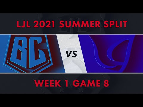 BC vs CGA｜LJL 2021 Summer Split Week 1 Game 8