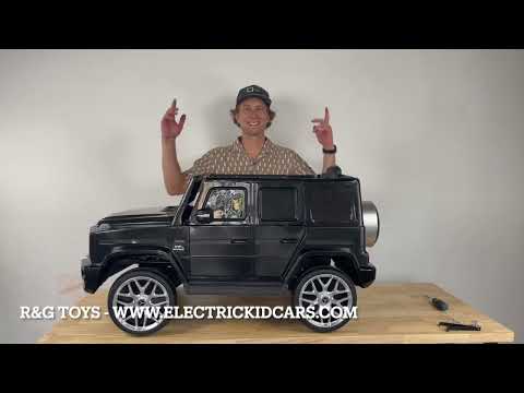 Mercedes Benz G63 Ride On Kid Car Assembly Video - R&G Toys Power Wheels