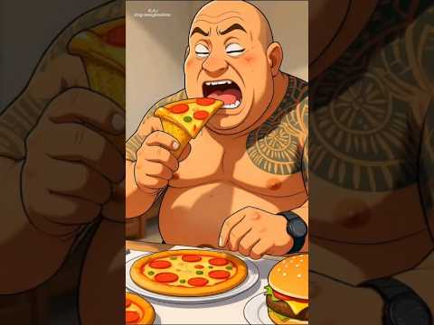 The Rock wants a muscular body‼️#shorts #cartoon #anomaly #funny #facts #brainrot