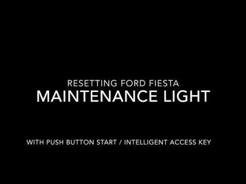 Reiniciar la luz de servicio en un Ford Fiesta.
