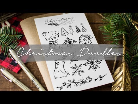 How to Draw Cute Christmas Things | Doodle with me!