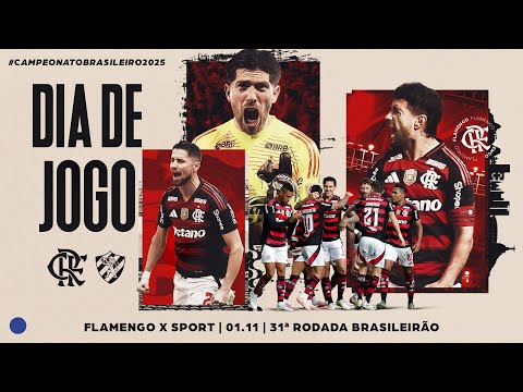 🔴 AO VIVO: FLAMENGO x SPORT | PRÉ-JOGO + NARRAÇÃO | BRASILEIRÃO (01/11/25)