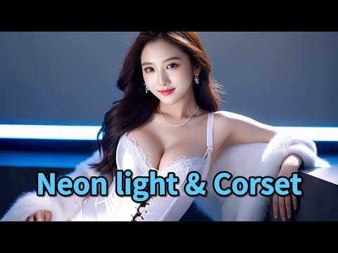[AI Journey] Neon light & Corset   #AIJourney #NeonLight #Corset