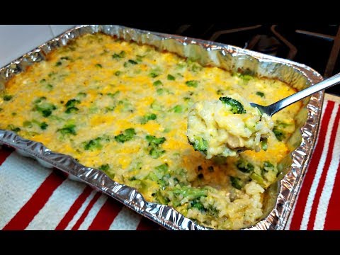 Broccoli Cheese Rice Casserole Recipe | How To Make Broccoli Cheese Rice Casserole - UCehYu6vFoOvu1MVPW24pUbQ