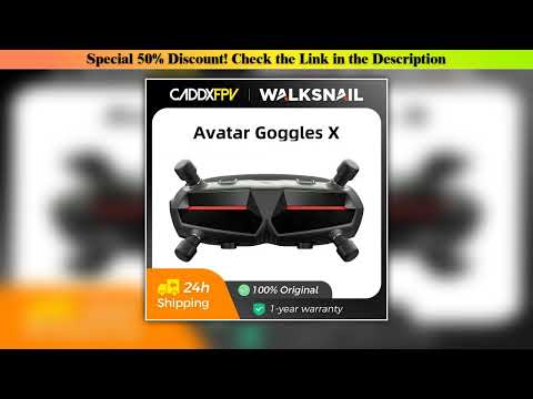 New Arrival CADDXFPV Walksnail Avatar HD Goggles X 5.8GHz Steadyview Receiver Head Tracker 1920*108 - UCGR4jO1WyEWhQxgP9w4Azhg