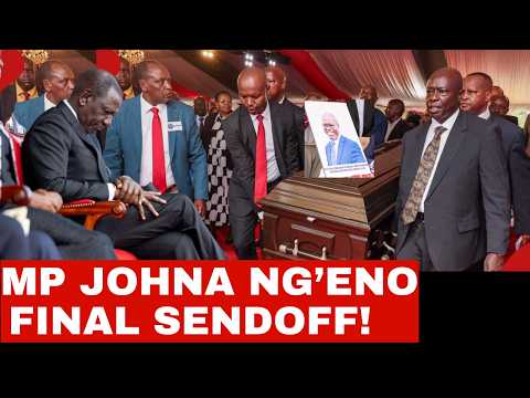 LIVE: MP NG'ENO BURIAL AT GRAVE SITE IN EMURUA DIKIRR HOME