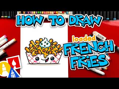 How To Draw Funny Loaded French Fries