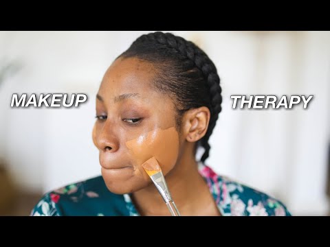 MAKEUP THERAPY | **RELAXING & SATISFYING** | DOING MY MAKEUP TO FEEL GOOD