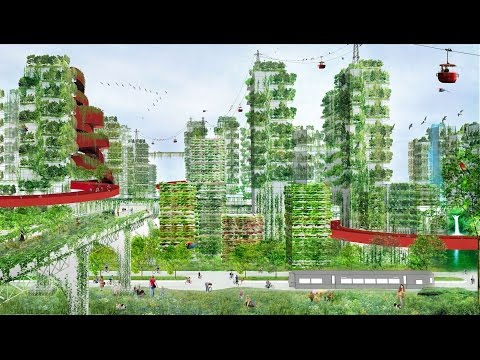 Stefano Boeri envisions entire cities filled with tree-covered skyscrapers