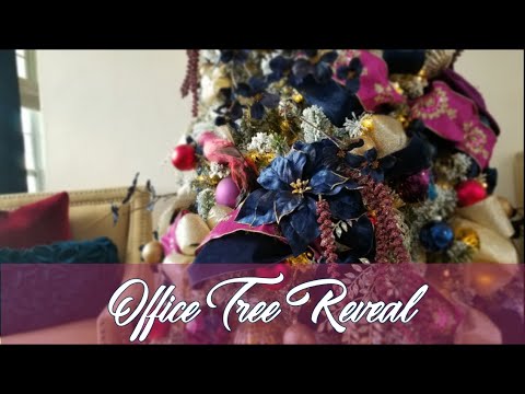 Jeweled Toned Christmas Part 1 | Office Christmas Tree Reveal