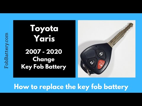 Come Sostituire La Batteria Della Chiave Della Toyota Yaris Toyota