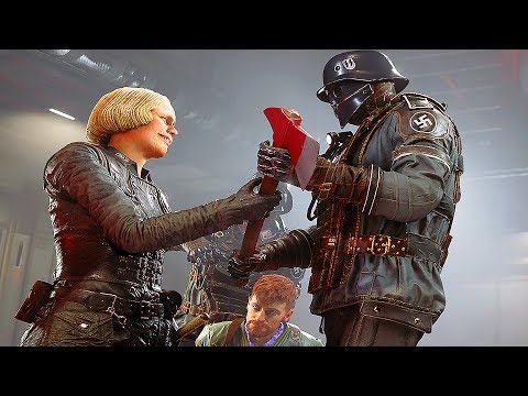 Wolfenstein 2 The New Colossus - 50 Minutes of NEW Gameplay Walkthrough No Commentary - UCa5qeML93Hg37Ckn22pxdHA