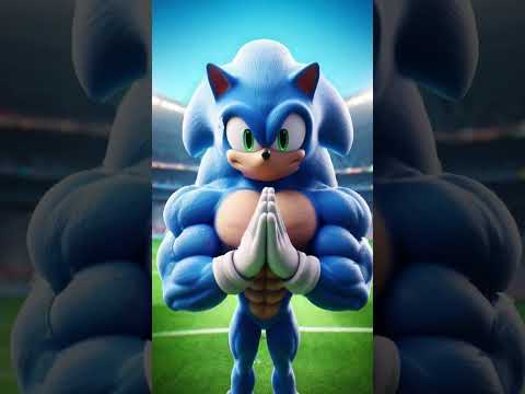 MUSCULAR SONIC STRUGGLED AT HIS NEW SCHOOL #ai #sonic #shorts #toon