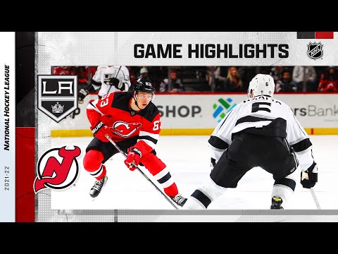 Kings @ Devils 1/23/22 | NHL Highlights