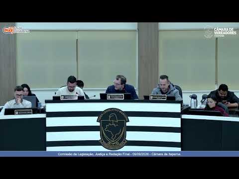 Comissão de Legislação, Justiça e Redação Final - 09/09/2026 - Câmara de Itapema.