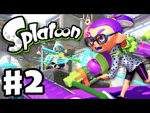 Splatoon - Gameplay Walkthrough Part 2 - Splat Roller! (Nintendo Wii U) - UCzNhowpzT4AwyIW7Unk_B5Q