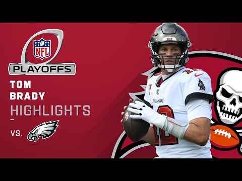 Tom Brady Best Plays from 2 TD Game vs. Eagles | Super Wild Card Weekend video clip