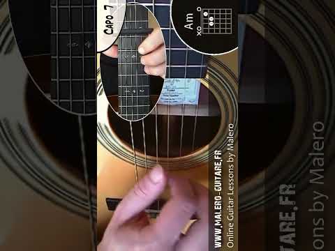 Easy Hotel California guitar intro tutorial for beginners! #guitar #hotelcalifornia #intro #shorts