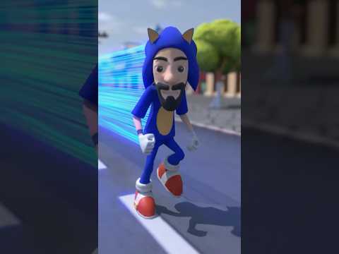 O Mussa mais rápido do que nunca nesse cosplay de Sonic.