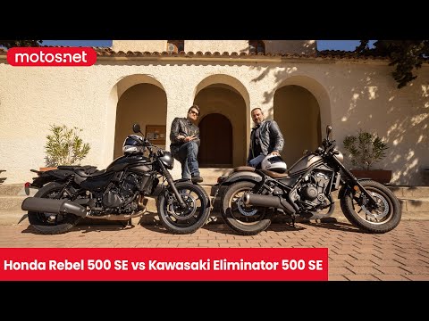 ? Honda Rebel y Kawasaki Eliminator 500 / Las custom de media cilindrada / motos.net
