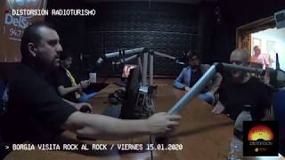 Radioturismo #1 Distorsión visita a Rock Al Rock / invitados Borgia