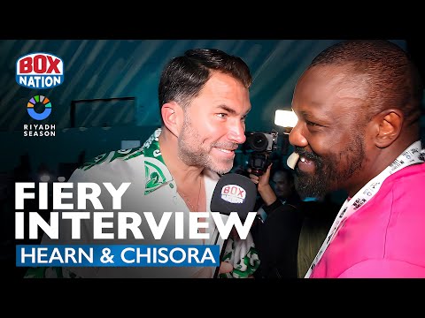 “YOU WERE SCARED!” – Eddie Hearn Goads Derek Chisora