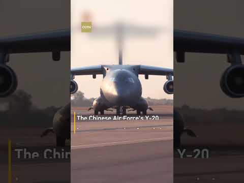 China's Y-20 large transport aircraft debuts at Africa's largest airshow