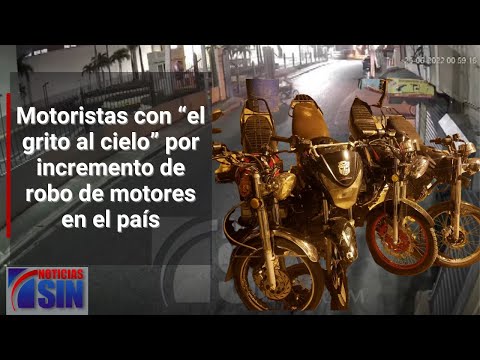 Denuncian aumentan robos de motocicletas