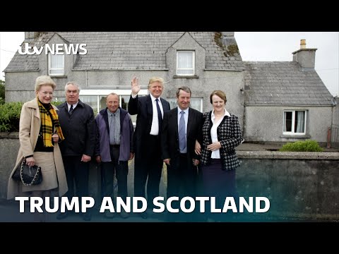 'Home of my mother': Donald Trump's links to Scotland explained | ITV News