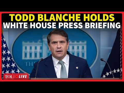 <strong>LIVE</strong> | Todd Blanche's Big Announcement <strong>On</strong> 9/11 Docs At White House Press Briefing
