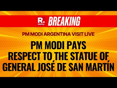 PM Modi Argentina Visit LIVE: PM Narendra Modi Pays Respects At Statue of General José de San Martín