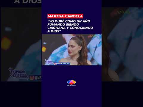 En una entrevista en @deextremo15, @marthacandelard reveló que duró un año fumando