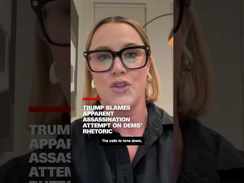 Trump blames apparent assassination attempt on Dems’ rhetoric