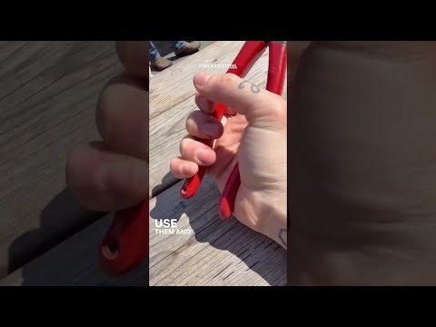 9″ Lineman’s Pliers w/ Crimper & Bolt Cutter (USA) | MT500C Video Credit: @thelittlestplumber