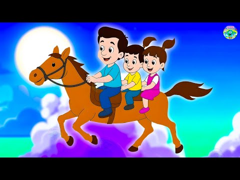 Lakdi Ki Kathi - लकड़ी की काठी | Popular Hindi Children Song | Animated For For Childrens