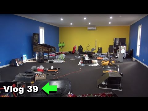 Vlog 39 - Arcade Room Update - Rewind