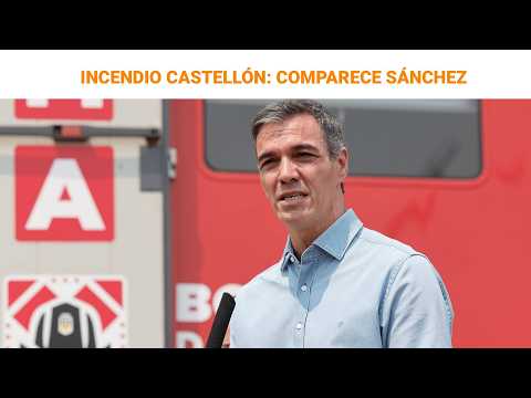 Pedro Sánchez visita la zona afectada por los incendios forestales en Castellón | RTVE Noticias