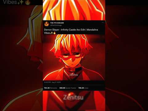 Demon Slayer : Infinity Castle Arc Edit | Mandalina Vibes ✨🔥|#AnimeEdits#AMV#AnimeViral #AnimeLovers