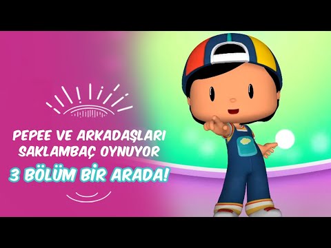 Pepee ve Arkadaşları Saklambaç Oynuyor👦👩Leliko ve Pisi İle 3 Bölüm Bir Arada | Düşyeri