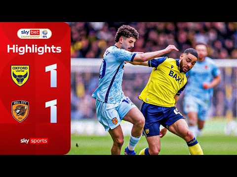 U's put dent in Tigers promotion hunt 💥  | Oxford United 1-1 Hull City | EFL Highlights