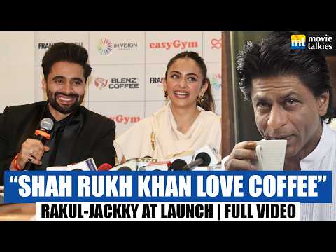 “Shah Rukh Khan’s Love Coffee” ☕ Rakul Preet & Jackky Bhagnani at Launch
