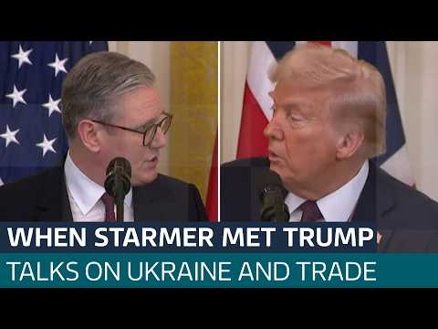 Trump and Starmer signal hope for Ukraine peace deal after warm White House meeting | ITV News